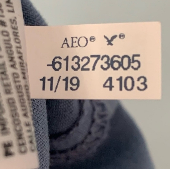 American Eagle Outfitters Cargo Joggers Utility Blue Lyocell Drawstring Soft - Picture 10 of 13